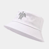 SUN PROTECTION VISOR EMBROIDERED BUCKET HAT_CWAH1570