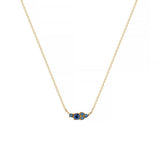 CLASSIC SIMPLE COLORFUL BIRTHSTONE NECKLACE_CWMM5669