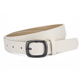 Fashionable Day-Shaped Buckle Leopard Print Belt