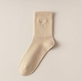 Women'S Embroidered Bow Crew Socks_Cwms0921