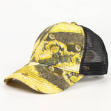 OUTDOOR CAMOUFLAGE GRAFFITI TIE DYE BASEBALL CAP_CWAH1147