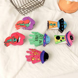 Cwaha1611_Halloween Alien Spaceship Hair Claw Clip