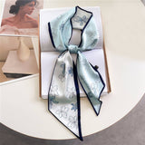 FASHIONABLE DOUBLE LAYER RIBBON ANGLED HEAD SCARF_CWASC1515