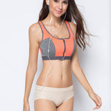 DOUBLE LAYER FRONT ZIP SPORTS BRA_CWMU0303