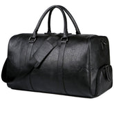 LARGE LEATHER DUFFEL BAG FOR MEN SHOE STORAGE_CWAB5176