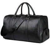 LARGE LEATHER TRAVEL DUFFEL FOR MEN SHOE STORAGE_CWAB5174