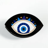 EVIL EYE ACRYLIC HAIR CLAW BLACK SHARK CLIP_CWAHA0308