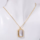 SIMPLE GEOMETRIC MAGNETIC CLOSURE NECKLACE_CWMM5671