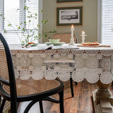 Water-Soluble Embroidered Lace Hollow Tablecloth_Cwmm0955