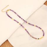 FASHION HANDMADE 18K NATURAL GEMSTONE NECKLACE_CWAJE0631