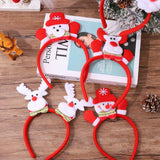 CHRISTMAS SANTA CLAUS GLOWING HEADBAND ORNAMENT_CWAHA3415