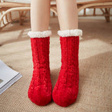 SLEEPING SOCKS PLUSH INDOOR SLIPPERS_CWMS0732