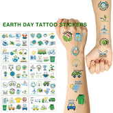 EARTH DAY GREEN PLANT FACE TATTOOS WATERPROOF_CWMM8252 MATE