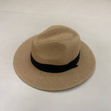 ALL MATCH SIMPLE BEACH VACATION STRAW HAT_CWAH3448