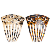 SEVEN TOOTH ACETATE COMB HAIR ACCESSORIES_CWAHA4203