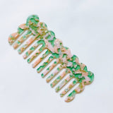 EXQUISITE MARBLED WAVY LEOPARD COMB_CWMM1074