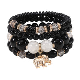 BOHEMIAN ELEPHANT CHARM BEADED BRACELET_CWAJE2210