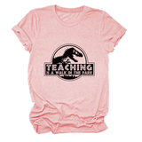 SUMMER CREW NECK TEE FUNNY TEACHING DESIGN_CWTTS1497
