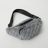 PLUSH CHEST BAG WOMEN SMALL SHOULDER CROSSBODY_CUAB00604
