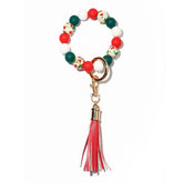 SILICONE BEAD BRACELET WITH WOOD BEADS GIFT SET_CWMM6872