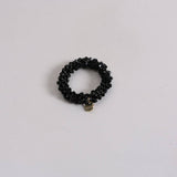 CUTE PEARL CRYSTAL HAIR TIE ELASTIC HANDMADE BAND_CWAHA6763