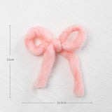 FELT PLUSH BOW RIBBON CHRISTMAS TREE HANGING DECOR_CWMM9795