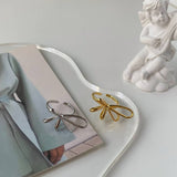 ADJUSTABLE IRREGULAR BOW OPEN RING FOR WOMEN_CWAJE3108