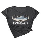 Womens Casual Tee Assignment Graphic Print
