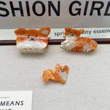 CUTE YELLOW DOG ACETATE HAIR CLAW CLIP_CWAHA5772