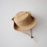 OUTDOOR ALL MATCH CHILDRENS LETTER BUCKET HAT_CWAH2878