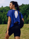 Womens Back Sports Yoga Top