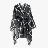 NEW FASHION SHAWL PLAID DUAL PURPOSE SIMPLE SHAWL_CWMM2086
