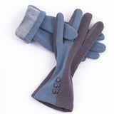 Autumn And Winter Warm Color Matching Gloves_Cwmm1544