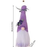 Cwmm10345_Purple Gnome Plush Doll Lavender Mother Day