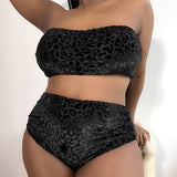 PLUS SIZE HIGH WAISTED BIKINI SWIMSUIT_CWMW0207