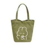 CUTE CARTOON RABBIT MINI TOTE BAG_CWAB1713