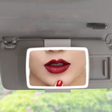 SHATTERPROOF LED CAR MAKEUP MIRROR WITH LIGHT_CWMM5640