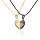 FASHIONABLE SPLICING MAGNETIC HEART NECKLACE_CWAJE2438