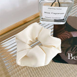 SIMPLE MONOCHROME SILK SCRUNCHIES_LARGE SIZE_CWAHA0349