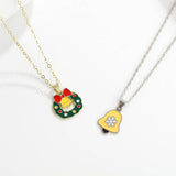 Christmas Cartoon Pendant Necklace_Cwaje2156