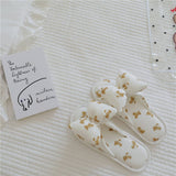 NEW BEAR BOWKNOT HOME SLIPPERS FOR WOMEN_CWMM2974