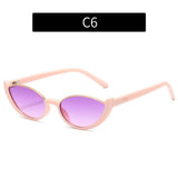 NEW HALF FRAME CAT EYE STREET STYLE SUNGLASSES_CWASG0386