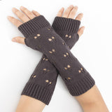 Warm Heart Knitted Wool Gloves_Cwag0095