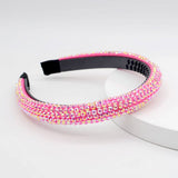 MONOCHROME RHINESTONE DECOR HAIR HOOP_CWAHA0357