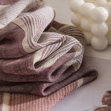 Fashionable Simple Plaid Striped Scarf_Cwasc0998