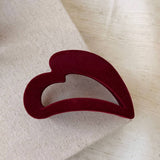 Velvet Heart Clawclip Women Chicbun Hairaccessory_Cwaha07796