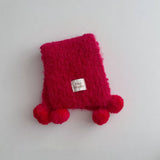 CUTE POM POM KNIT SCARF NECK WARMER FOR KIDS_CWASC2088