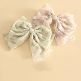 Three-Layer Mesh Small Pearl Bow Hairpin_Cwaha1799