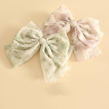 Three-Layer Mesh Small Pearl Bow Hairpin_Cwaha1799