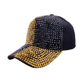 SUMMER BLING BASEBALL CAP STYLISH RHINESTONE HAT CWAH1236